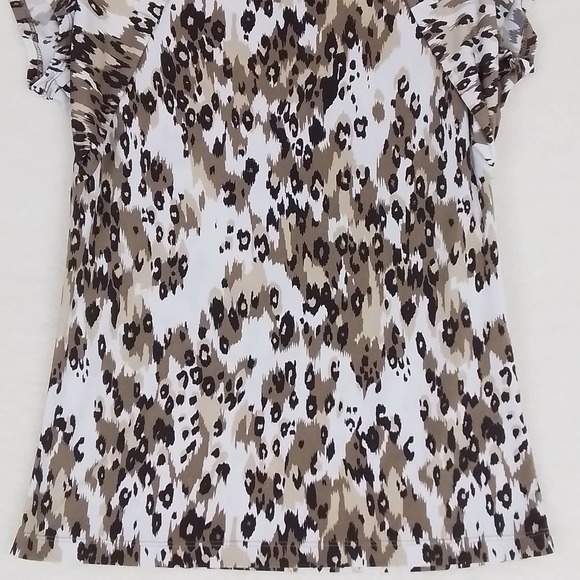 Rafaela Casual Blouse Size Small‎ in Leopard Print - Picture 3 of 11